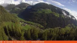 webcam  Santa Gertrude (1519 m), Ultimo (BZ), webcam provincia di Bolzano