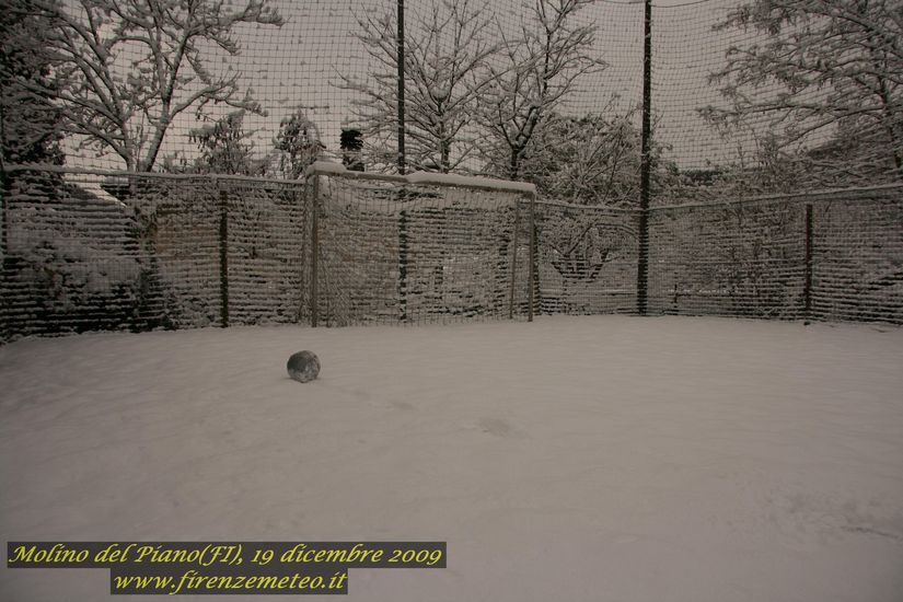 nevicata a molino del piano, pontassieve, san francesco, il  19 dicembre 2009