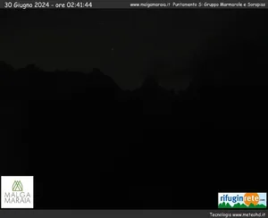 webcam  Malga Maraia (1696 m), Auronzo di Cadore (BL), webcam provincia di Belluno