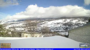 webcam  Roccacaramarico (1050 m), Sant'Eufemia a Maiella (PE), webcam provincia di Pescara