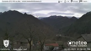 webcam  Corniolo (590 m), Santa Sofia (FC), webcam provincia di Forlì-Cesena