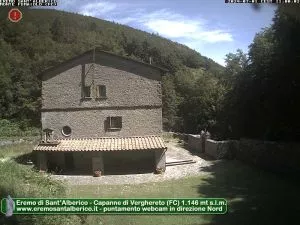webcam  Eremo Sant Alberico (FC, 1146 m), Monte Fumaiolo, webcam provincia di Forlì-Cesena